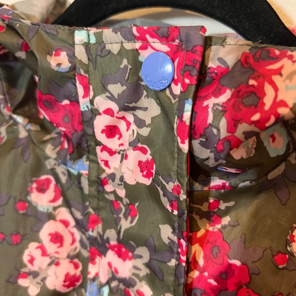 Joules Right As Rain Go Lightly Packable Rain Coat Waterproof Breathable Size 4 - Picture 3 of 16